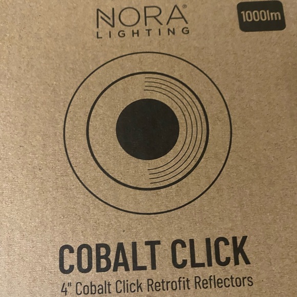 Nora Lighting Cobalt Click 4" LED Square Recessed Trim can light - Picture 4 of 4